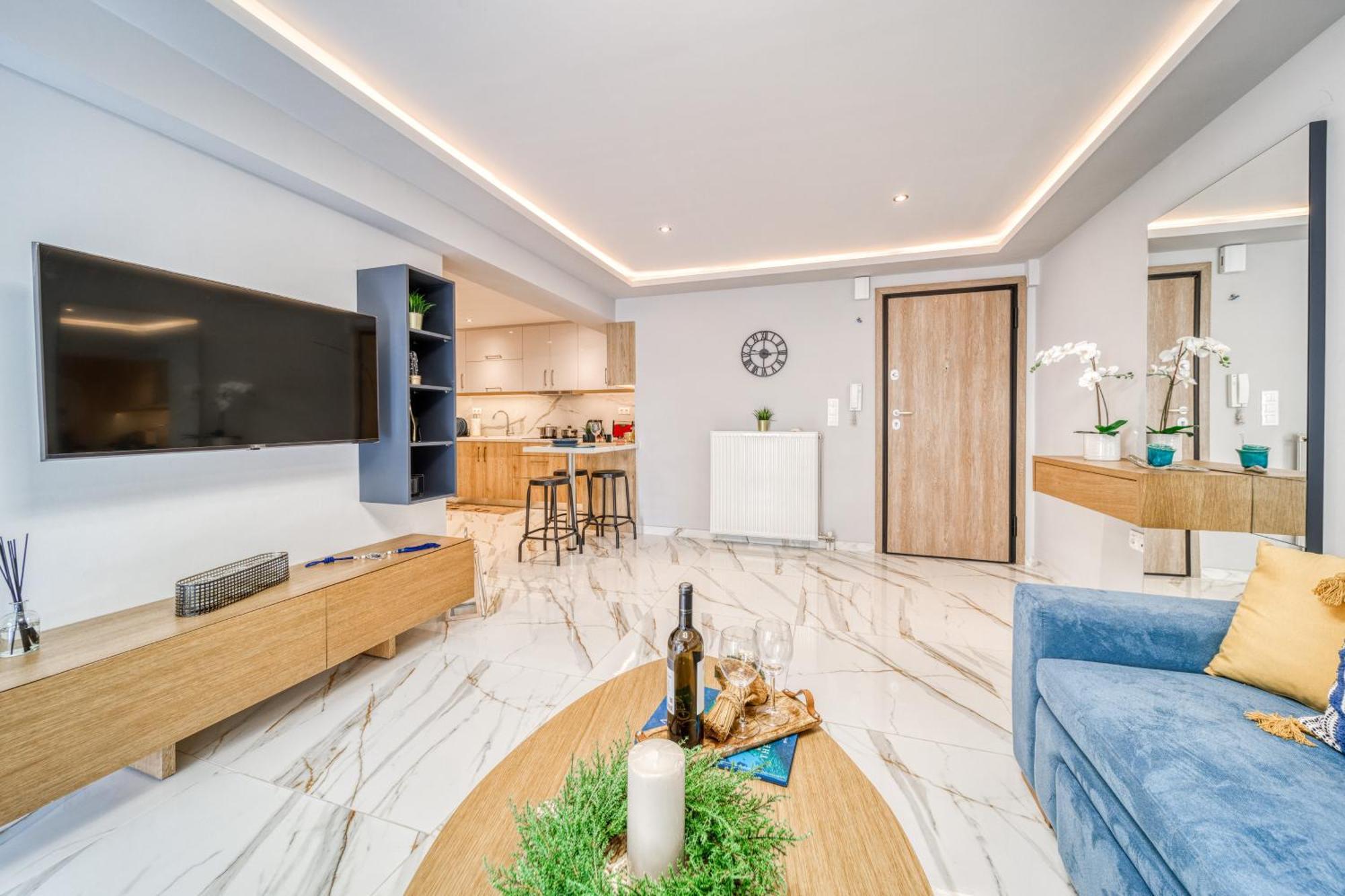 Athens Riviera, Seaview, Beachfront, Lux Apartment On Starbucks Building Exterior photo