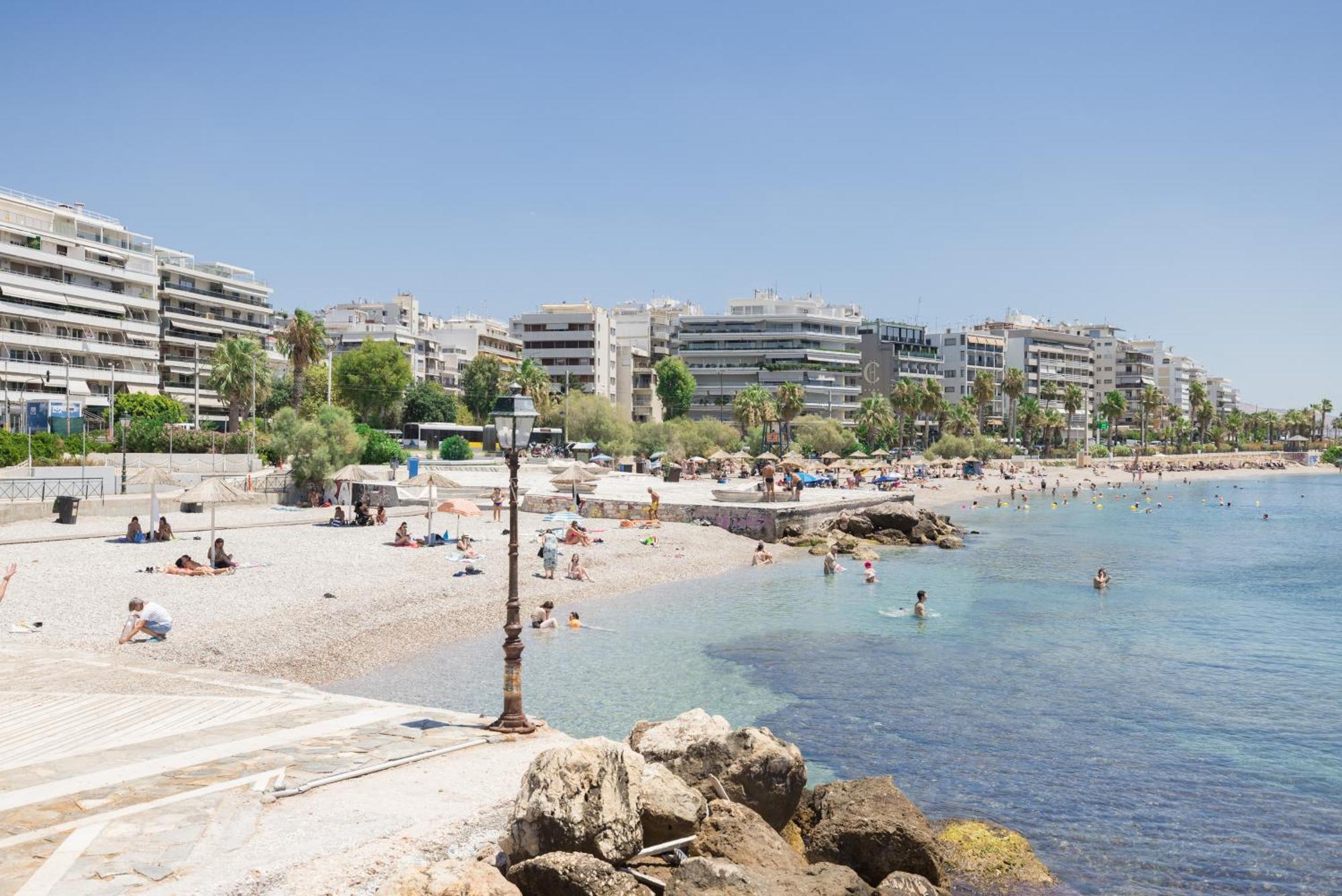 Athens Riviera, Seaview, Beachfront, Lux Apartment On Starbucks Building Exterior photo