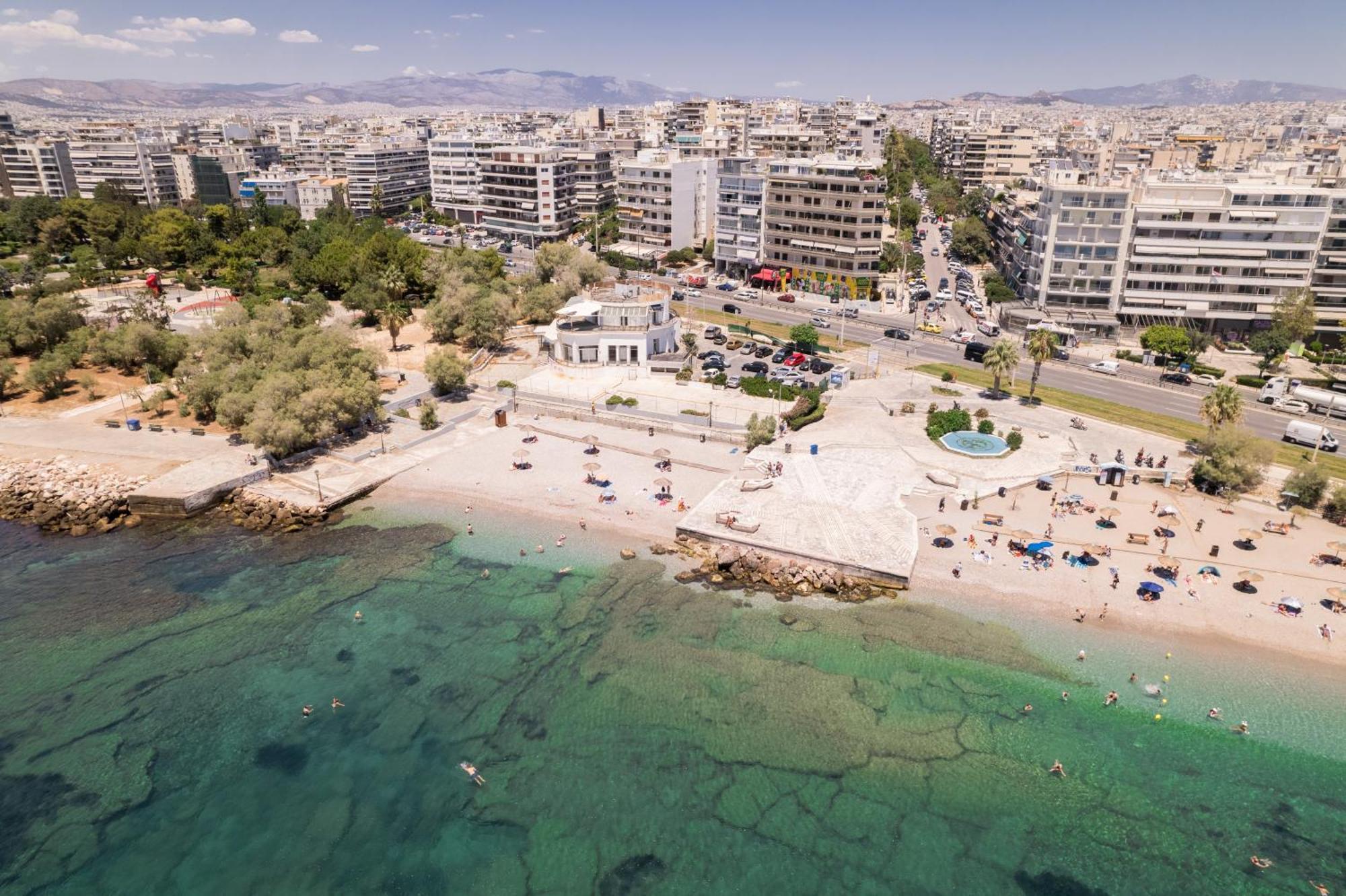Athens Riviera, Seaview, Beachfront, Lux Apartment On Starbucks Building Exterior photo