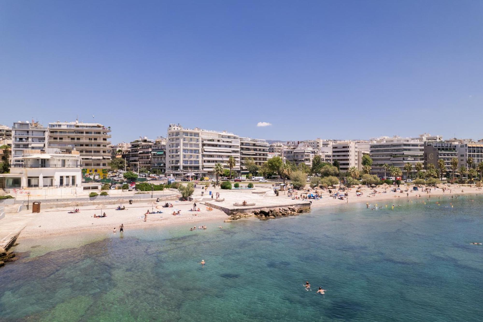 Athens Riviera, Seaview, Beachfront, Lux Apartment On Starbucks Building Exterior photo