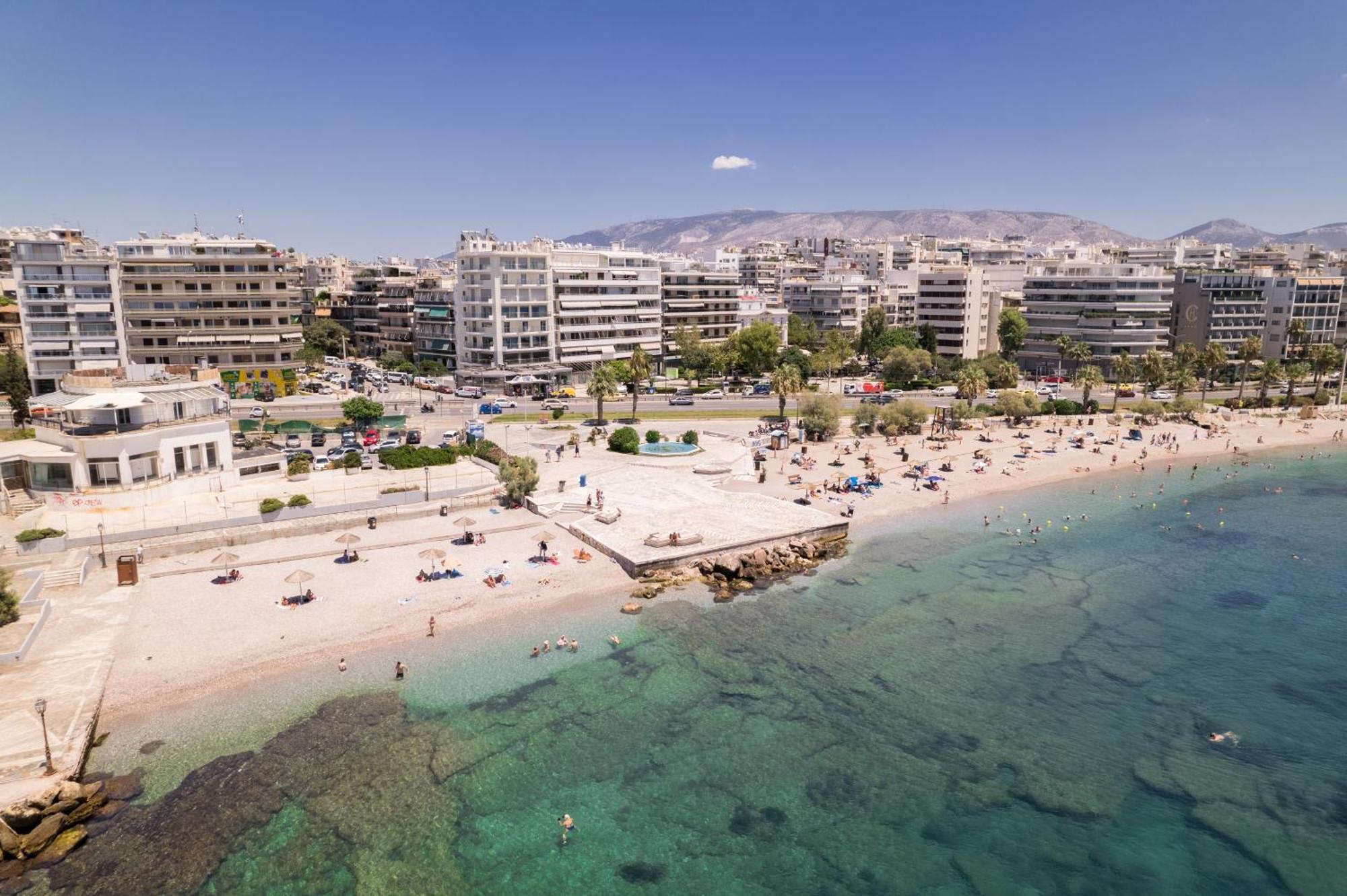 Athens Riviera, Seaview, Beachfront, Lux Apartment On Starbucks Building Exterior photo